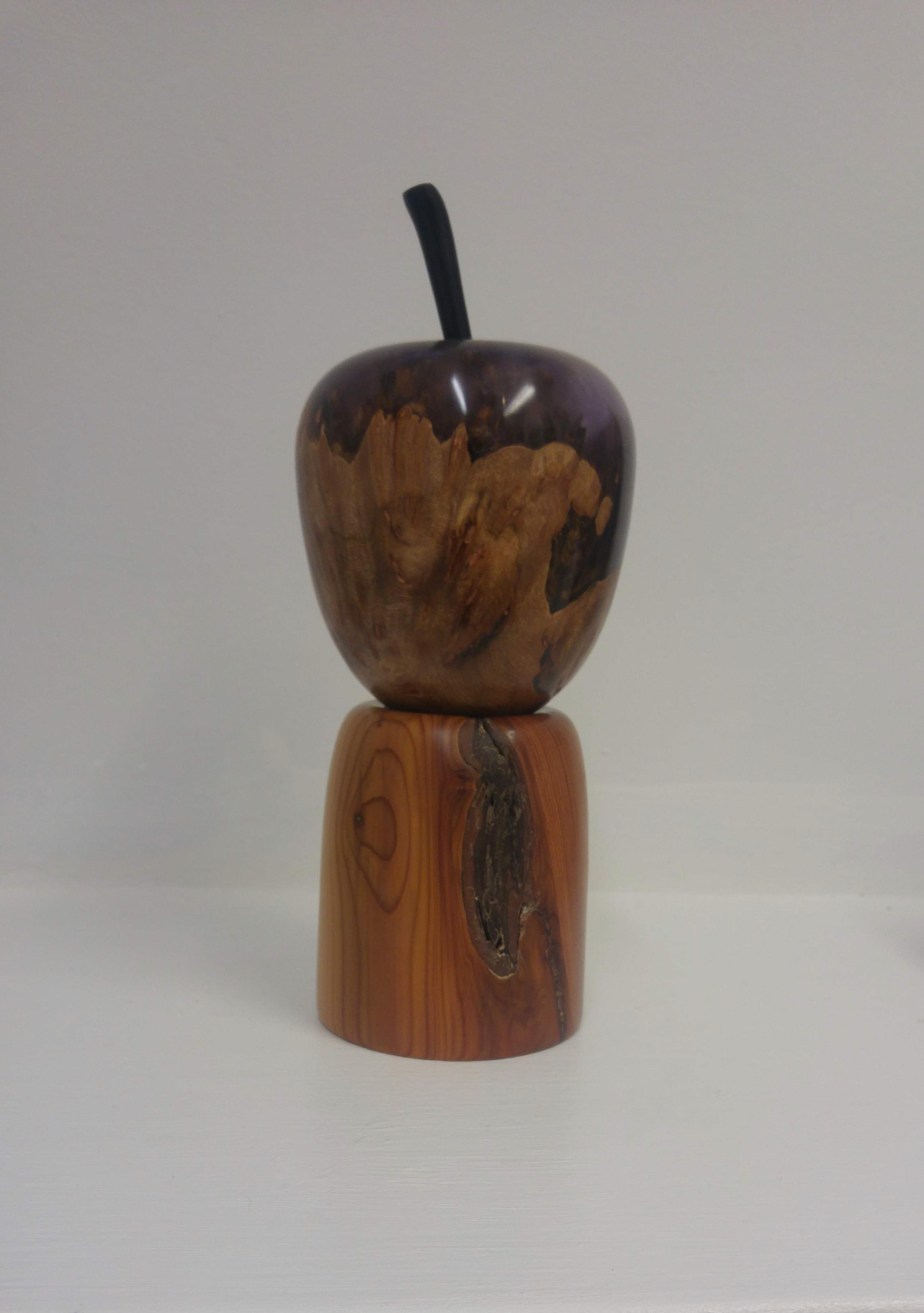 Elm Burr and Resin Apple