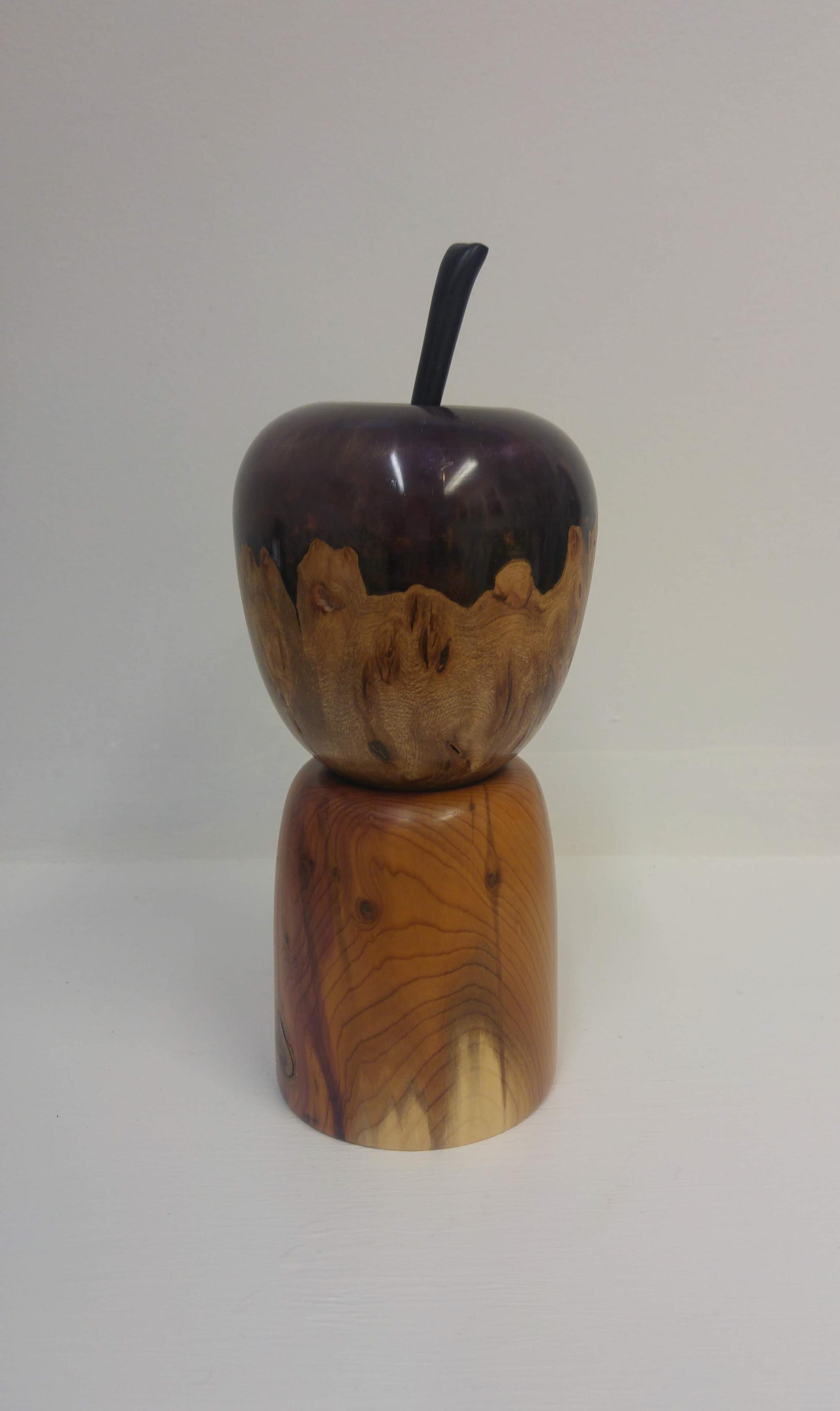 Elm Burr and Resin Apple