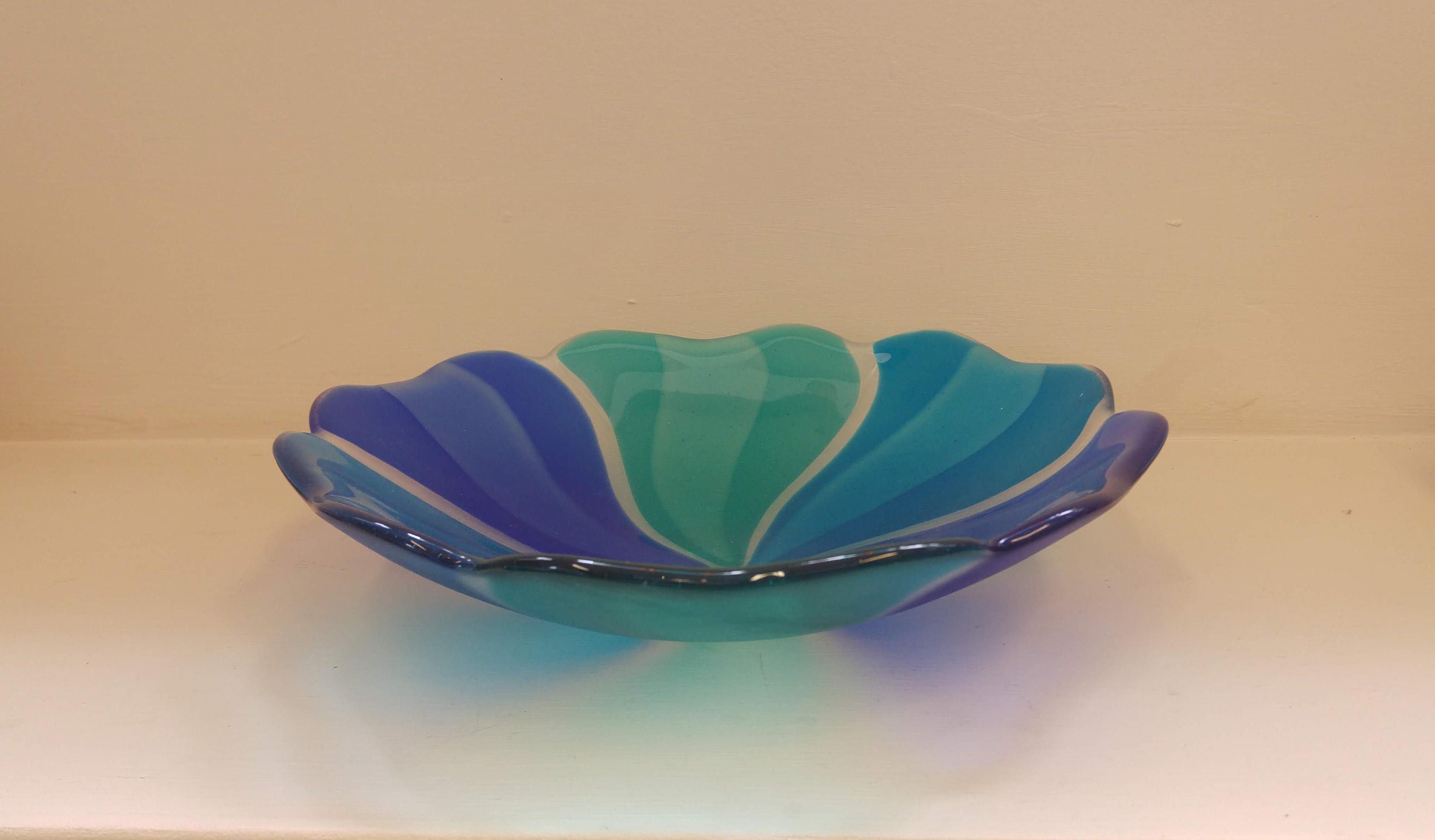 Blue Petal Bowl