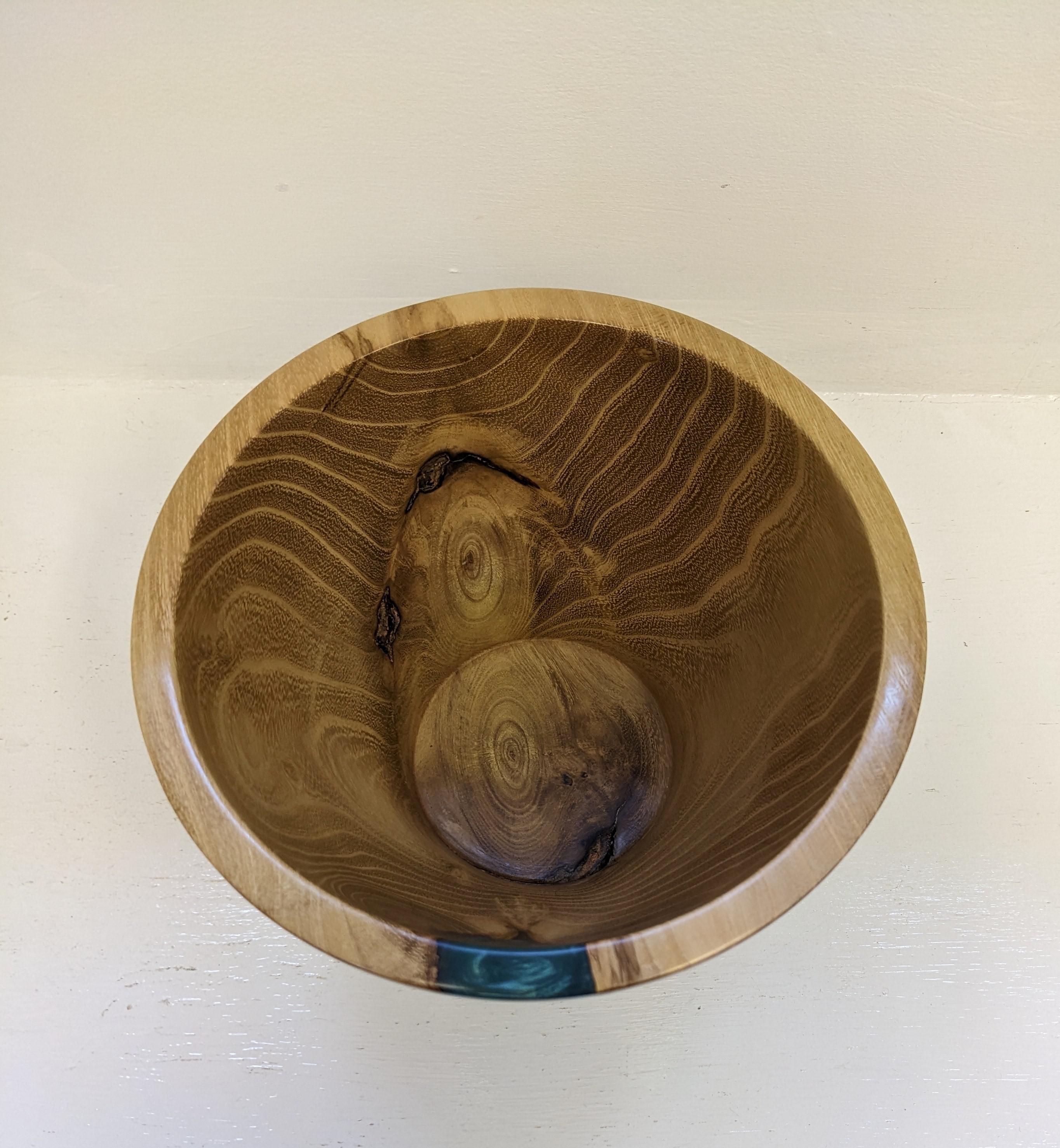 Acacia and Resin Bowl