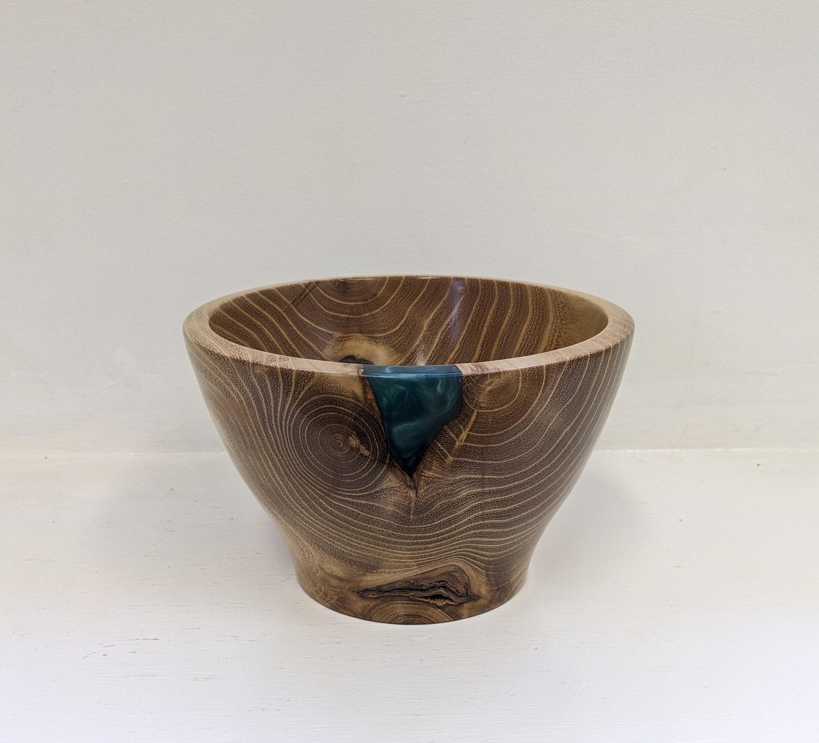 Acacia and Resin Bowl