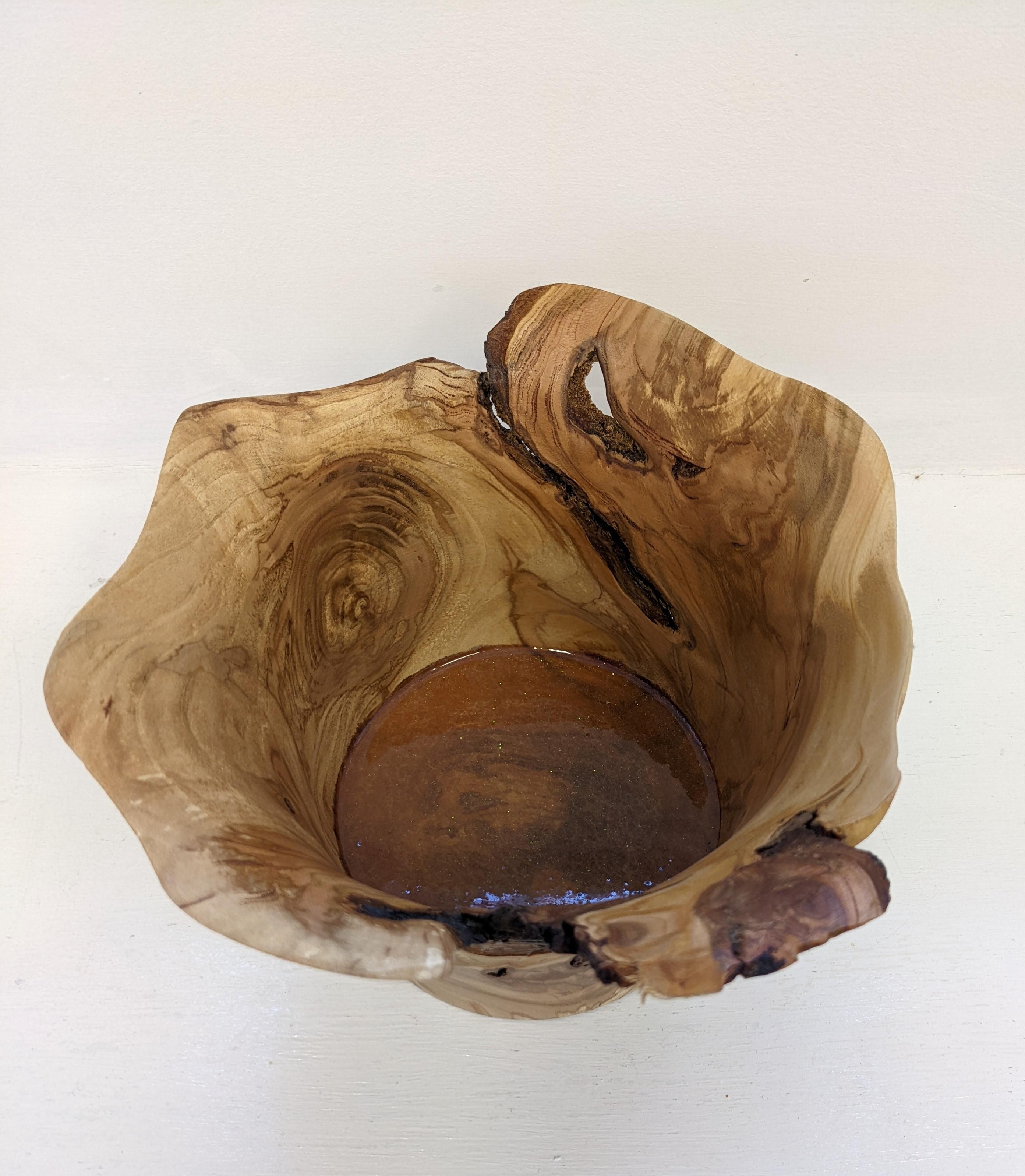 Natural Edged Cherry Bowl