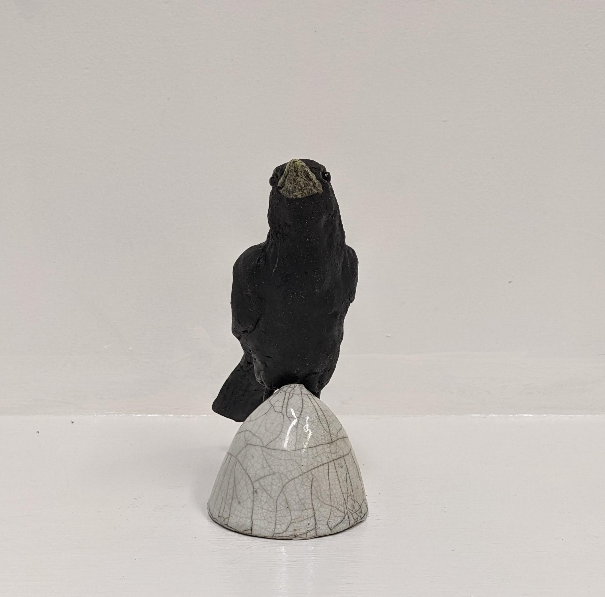 Bird on Raku Stand