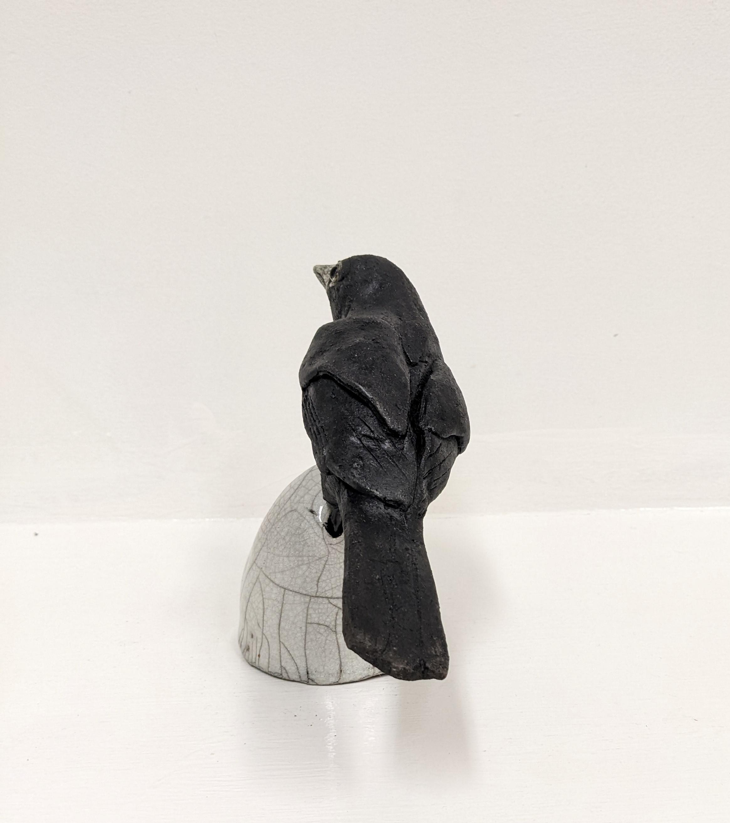 Bird on Raku Stand