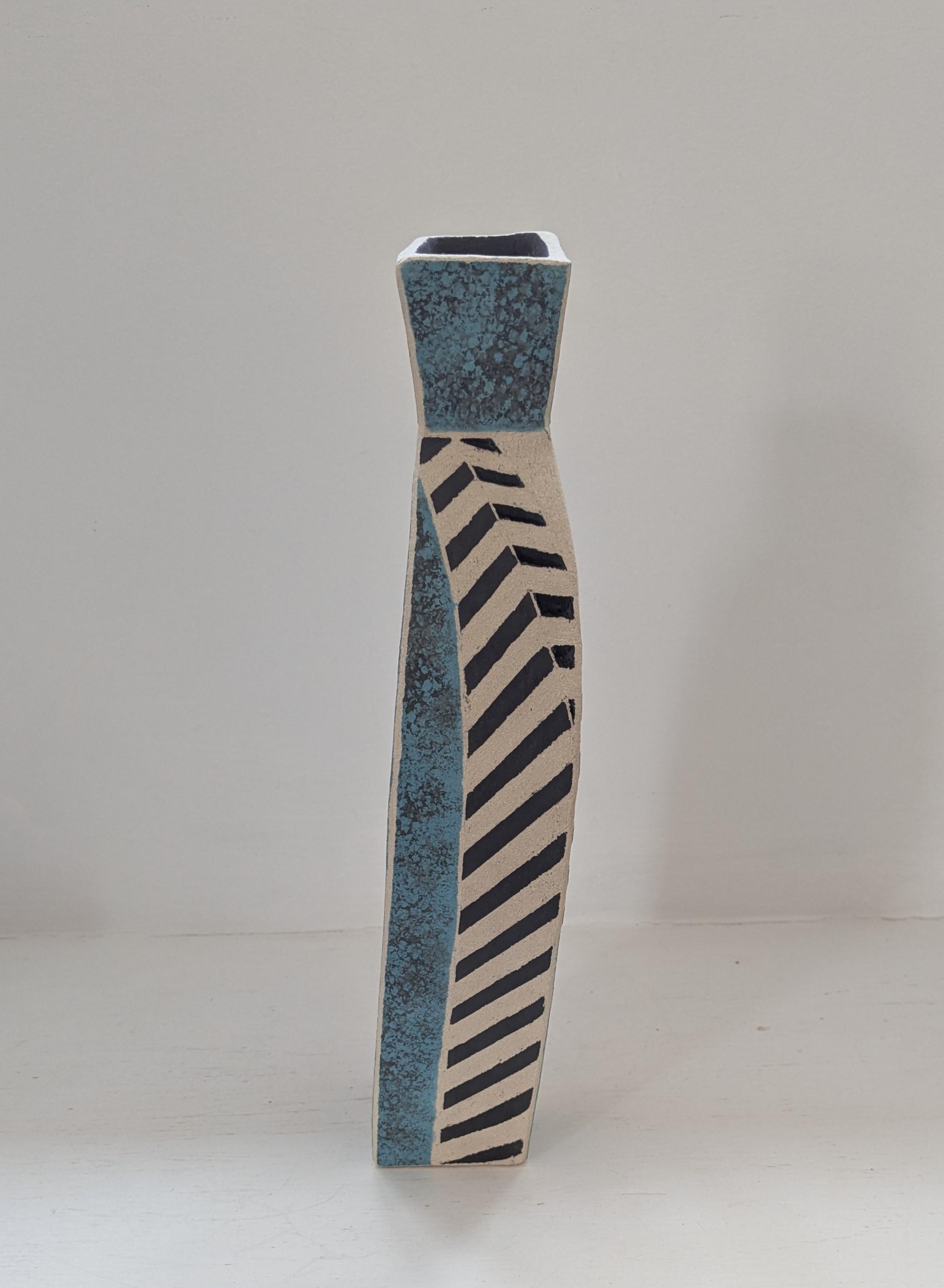 Angular Italian Church Vessel - blue