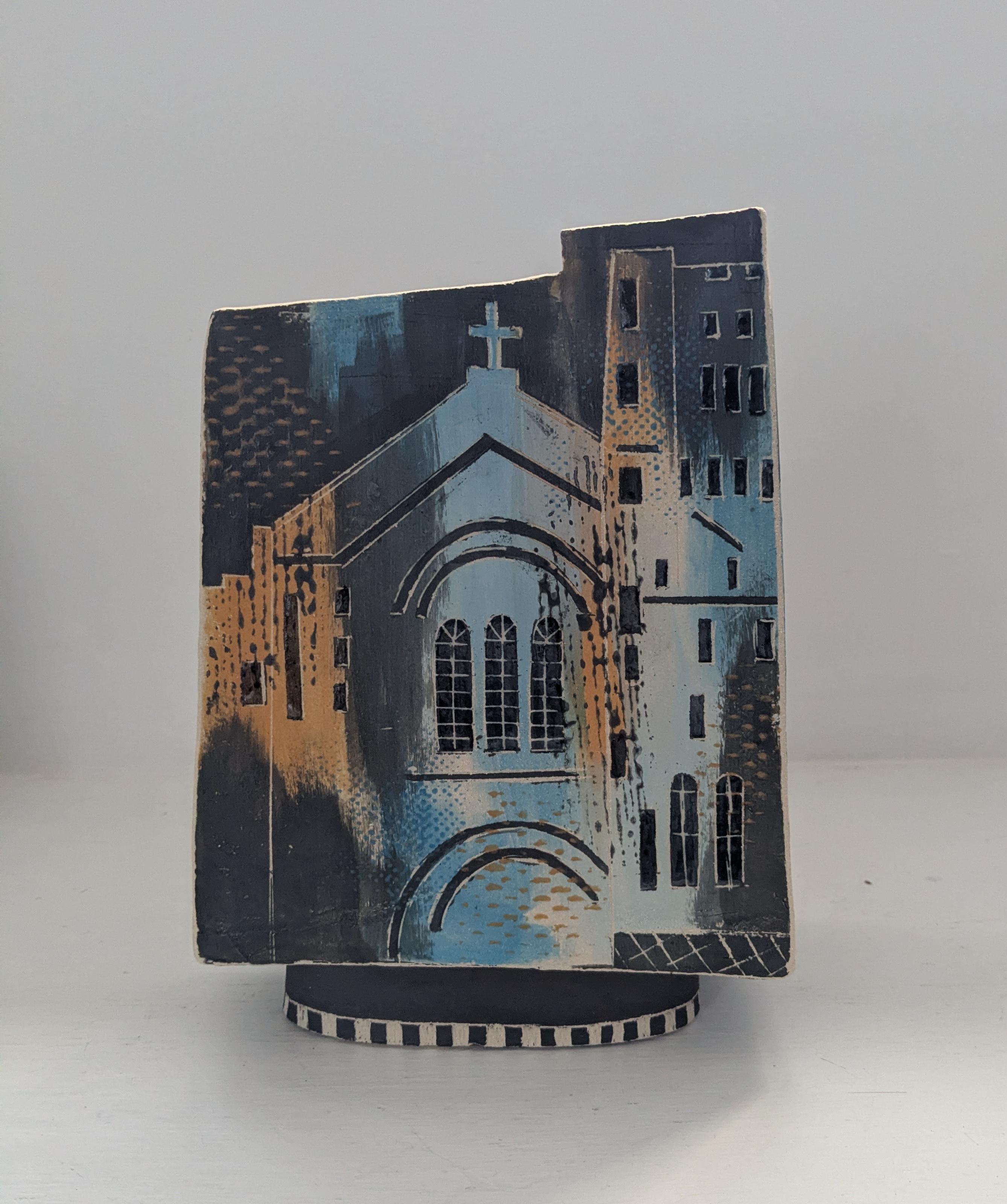 Large Riomaggiore Vessel - LC27