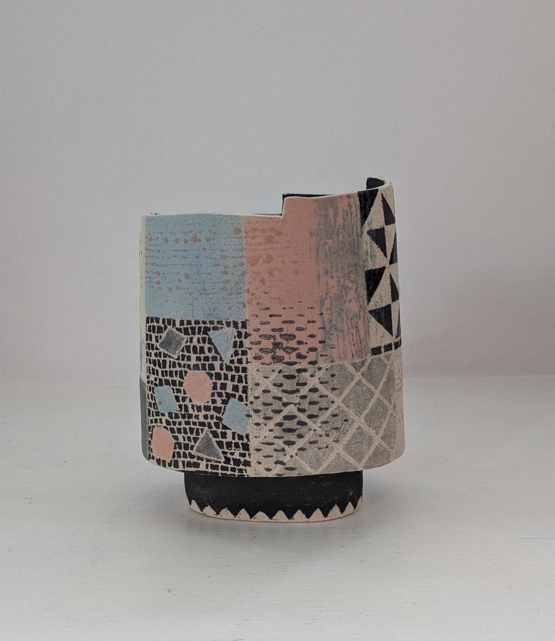 Medium Italian Mosaic Vessel