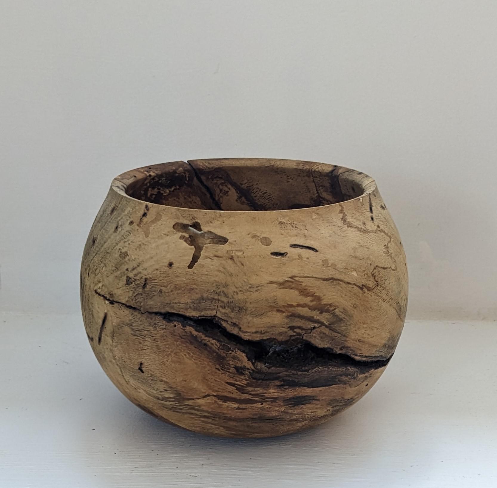 American White Oak Bowl