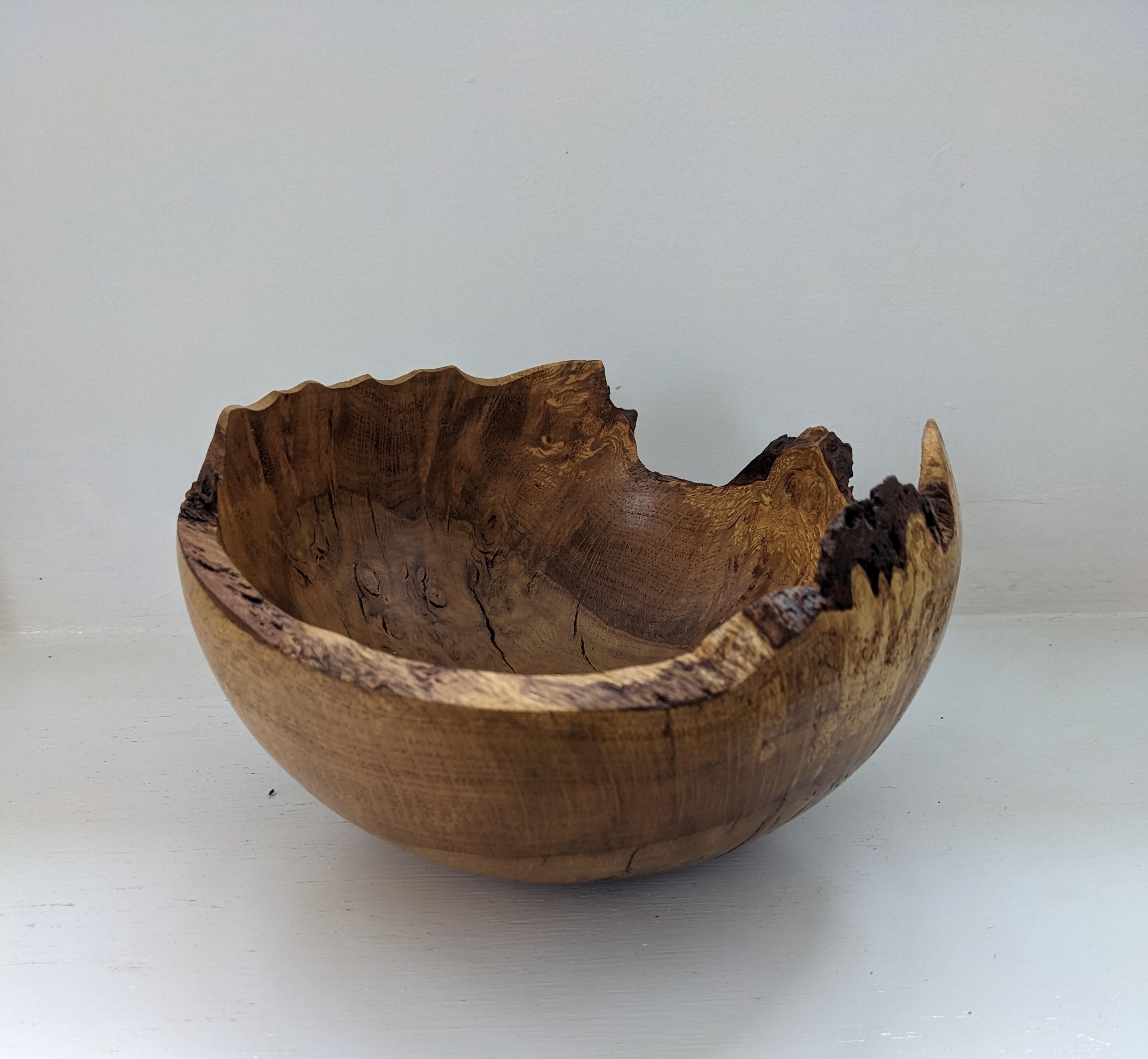 Oak Burr Bowl