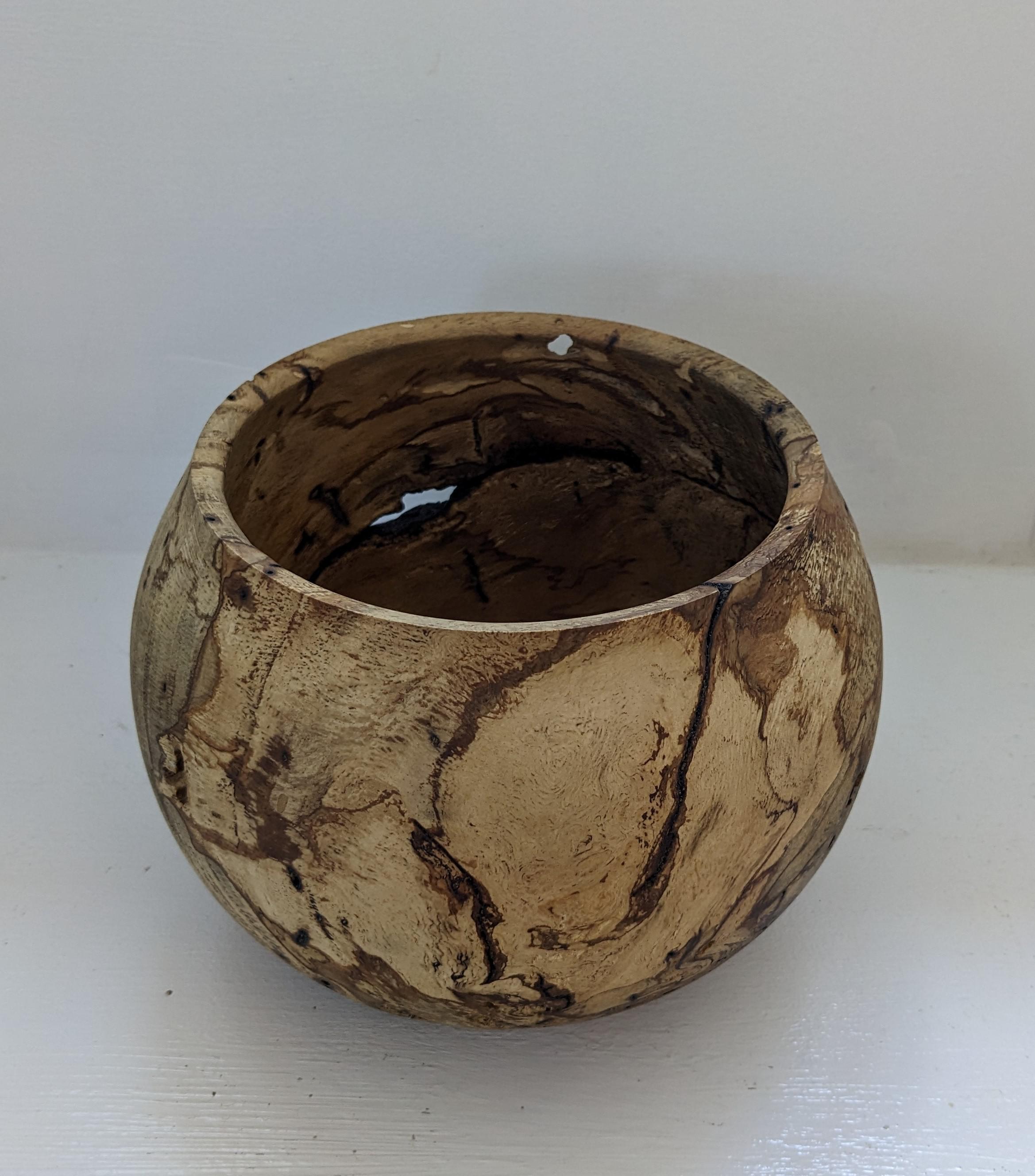 American White Oak Bowl