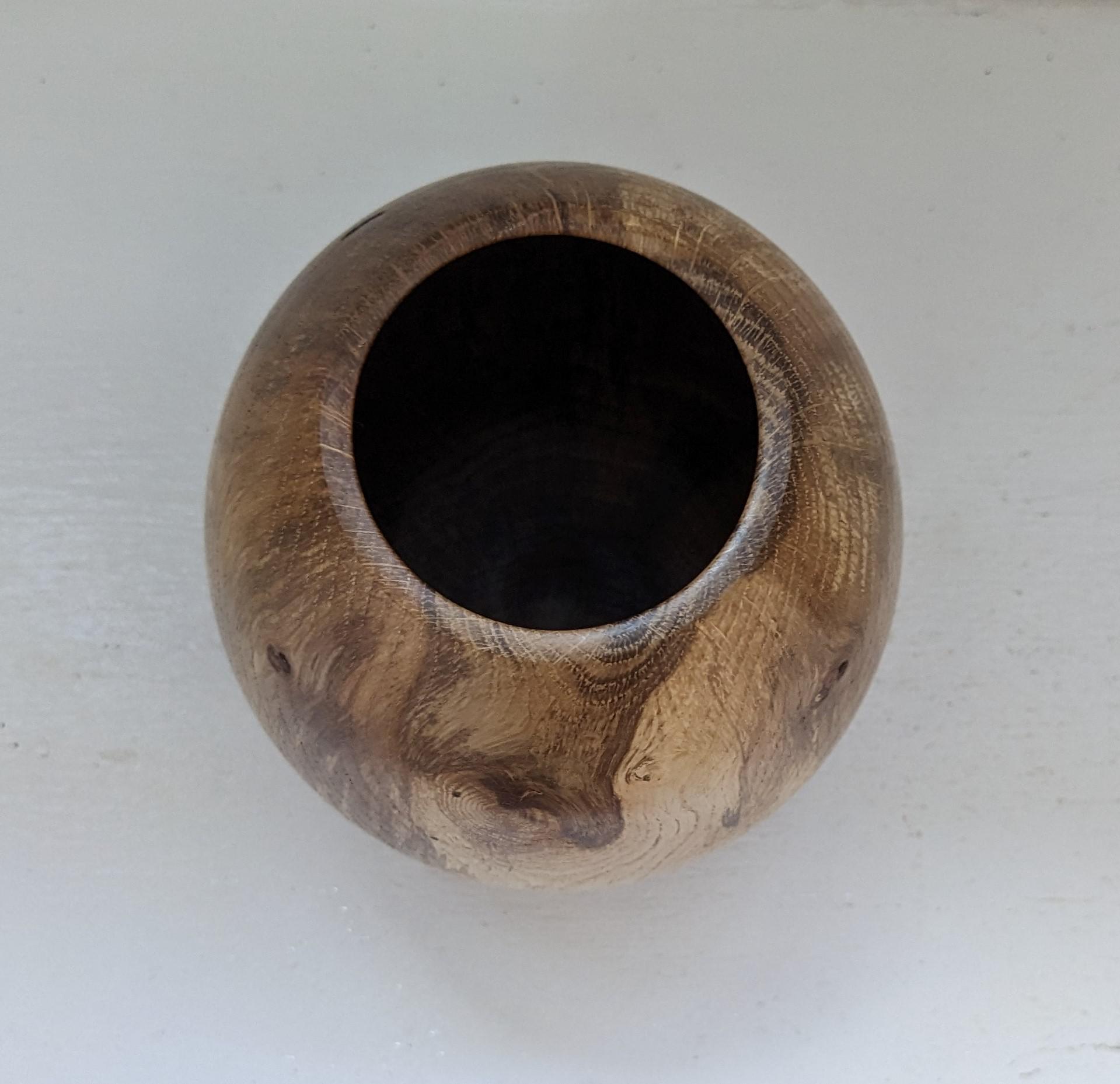 Walnut Vase