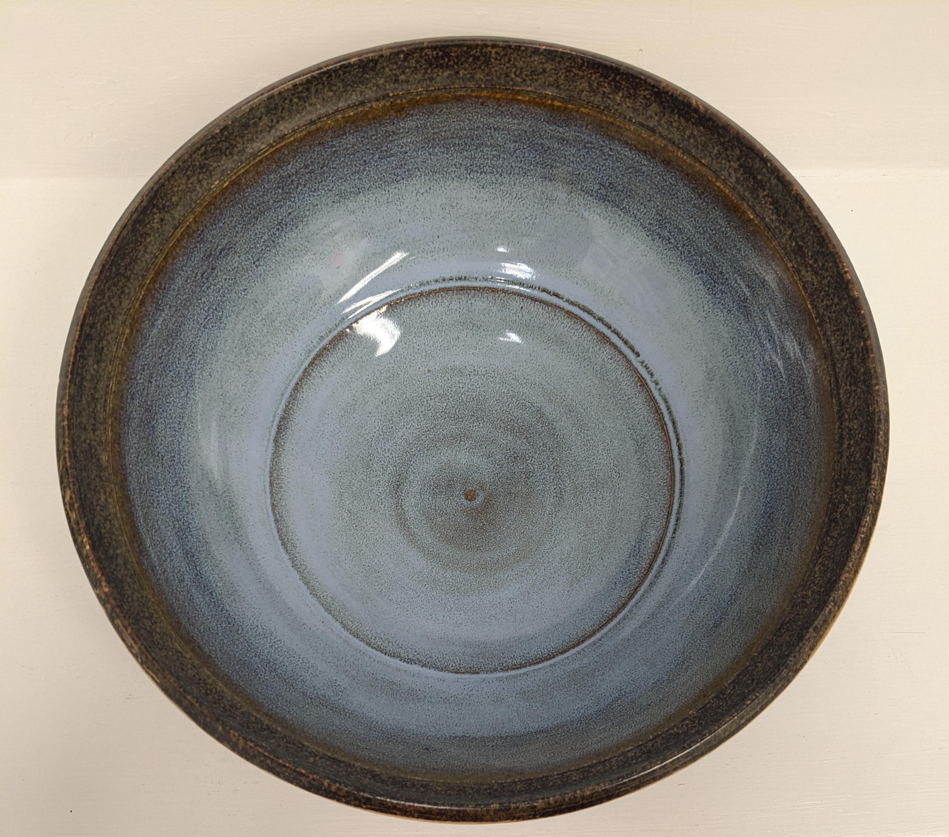 Brown Oxide / Pale Blue Bowl (11)