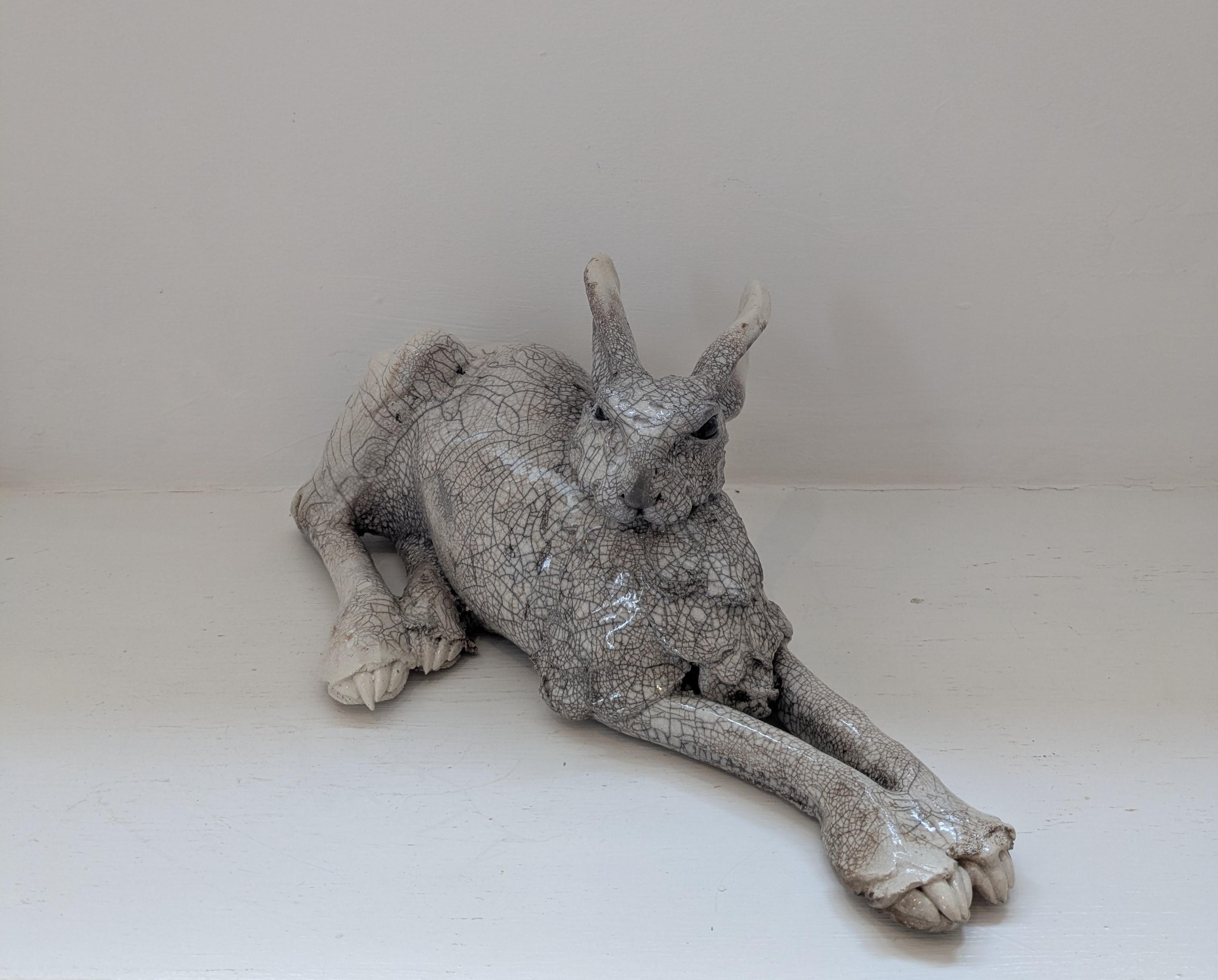 Large Lying Hare