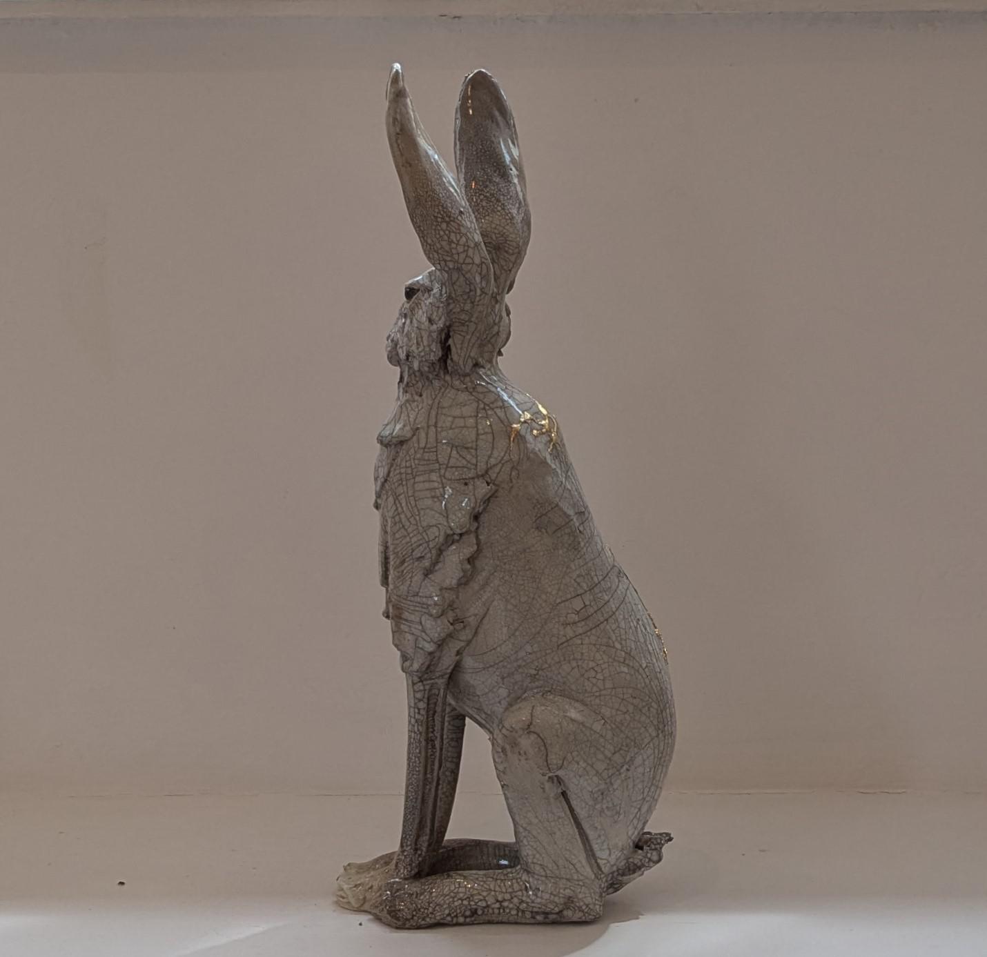 Large Upright Kintsugi Hare