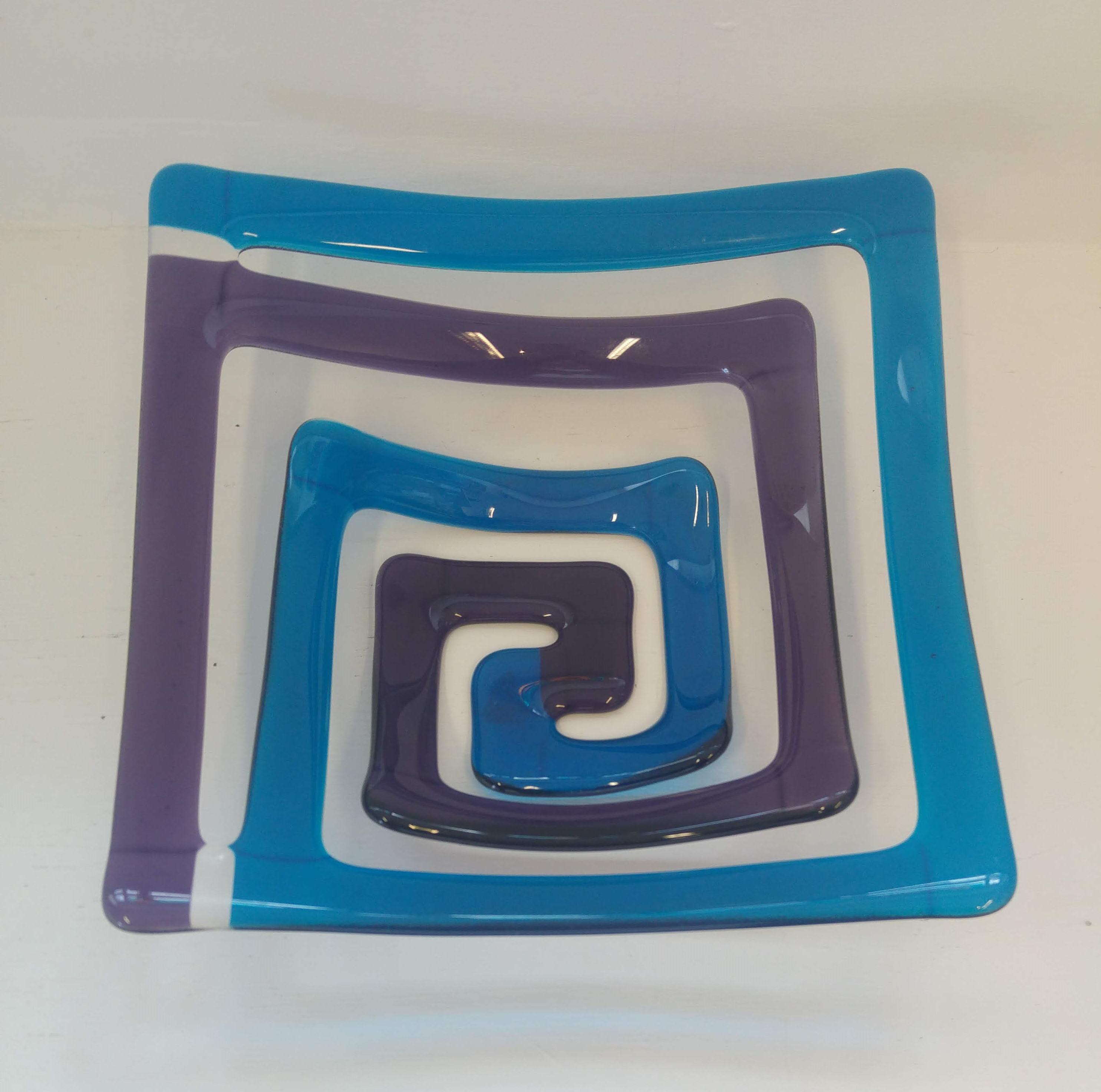 Square Spiral Dish