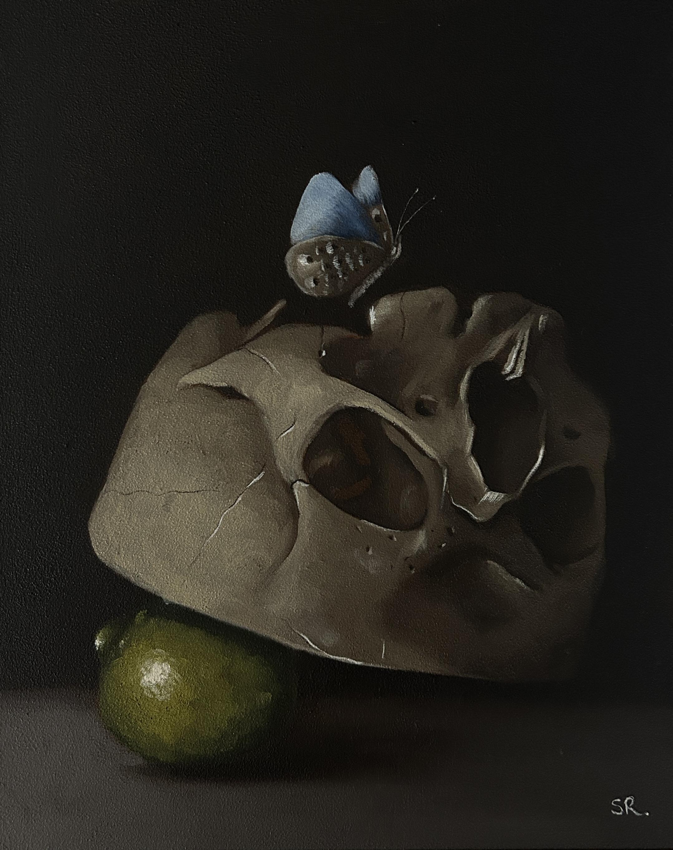 Doug with Blue Butterfly