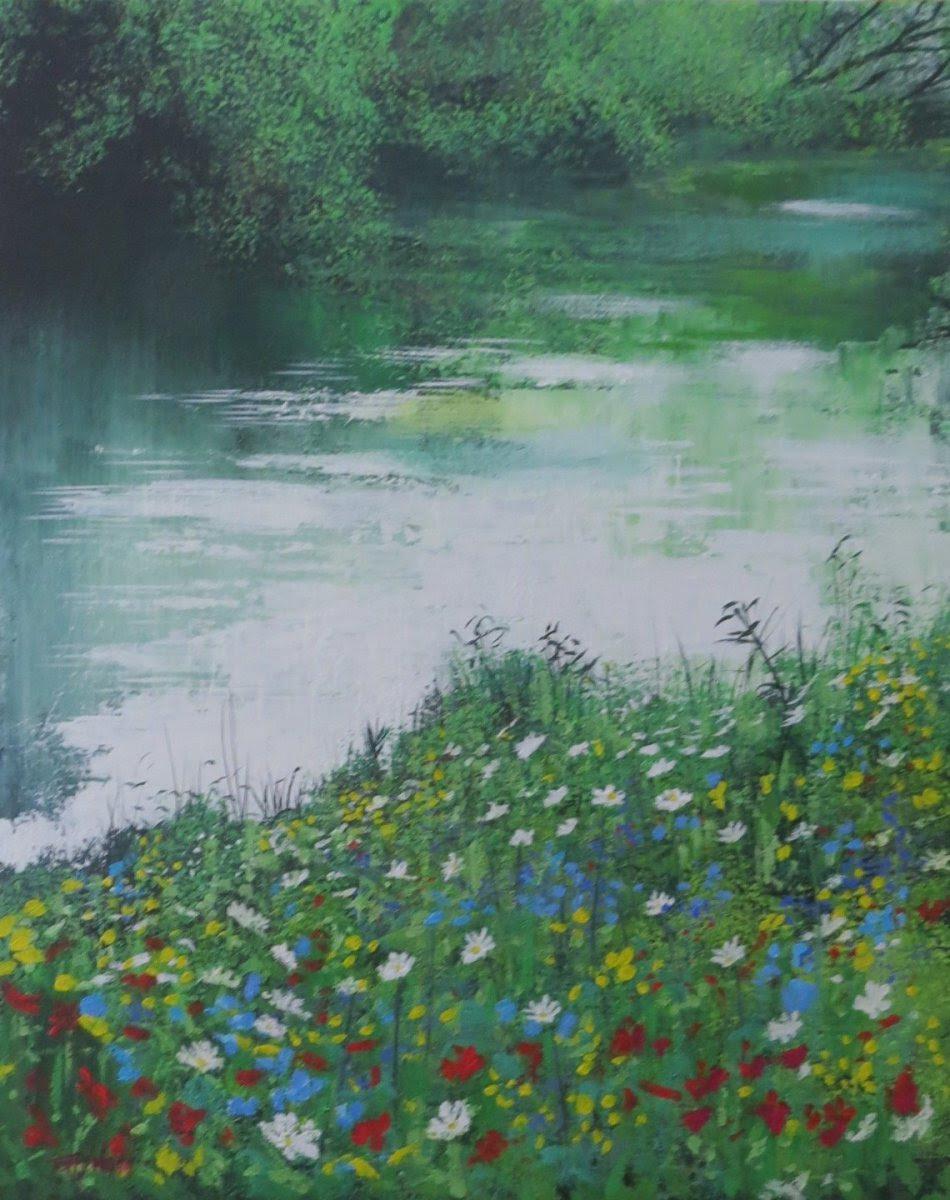 Wildflower River Bank