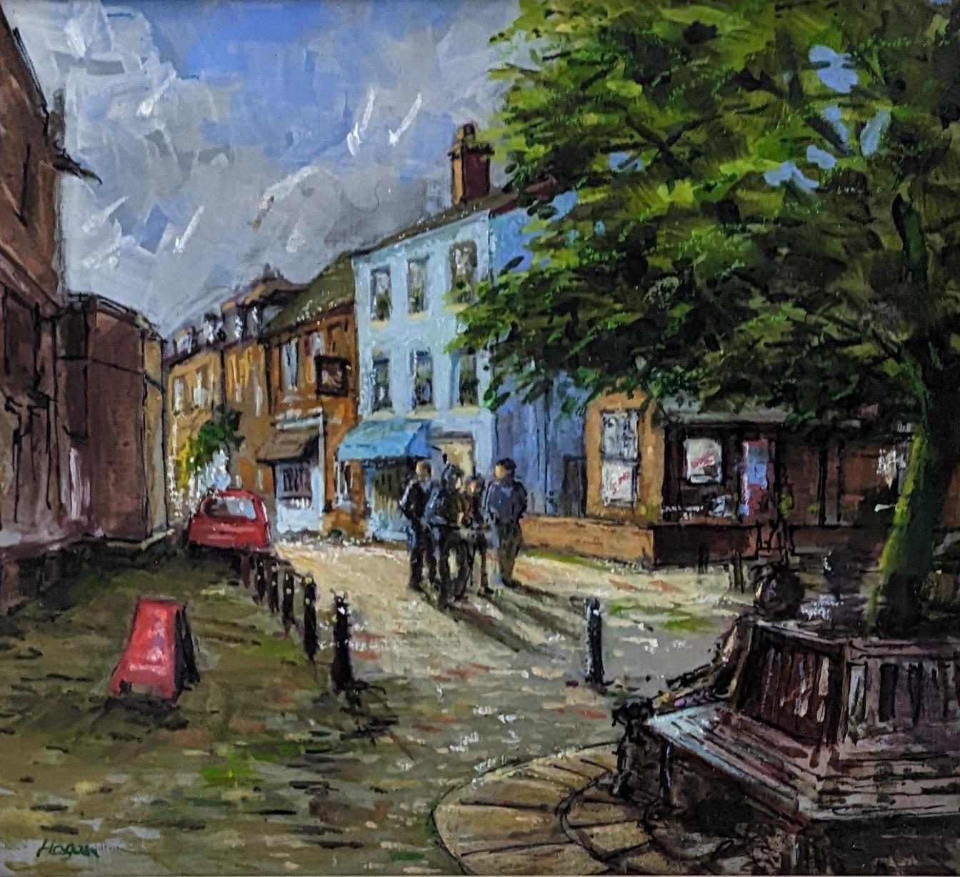 Market Place, Woburn - sketch