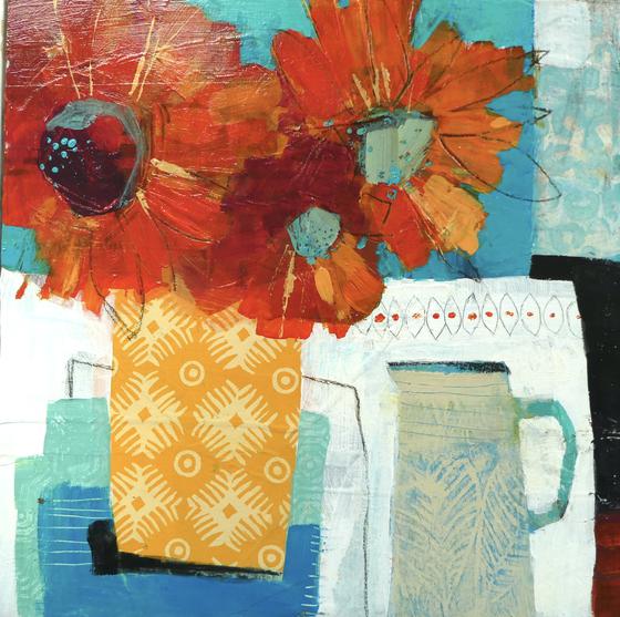 Big Orange Flowers