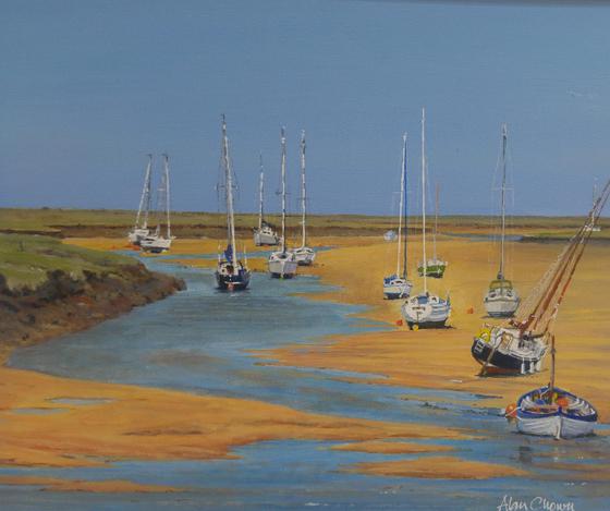 Boats at Wells Next the Sea