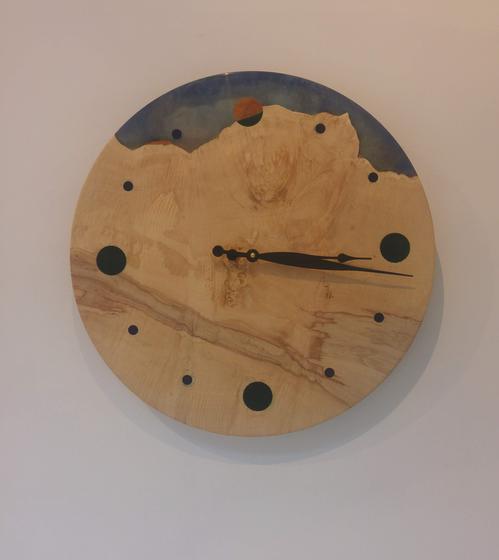 Chestnut Wall Clock