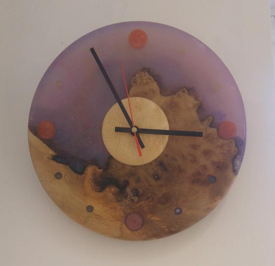 Small Mauve Clock