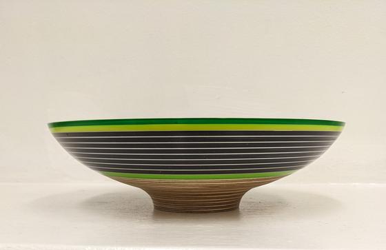 Green Beaded Topped Bowl