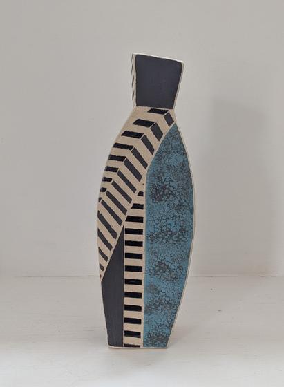 Angular Italian Church Vessel - blue