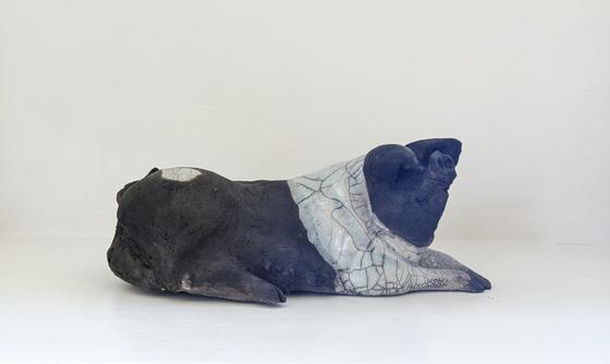 Milly -lying down pig