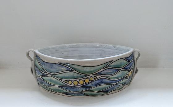 Waved Oval Dish